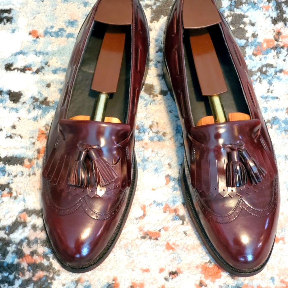Cordovan Shell Classic Loafers